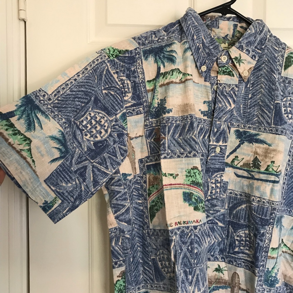 🎄$32 LIMITED EDITION 1996 - REYN SPOONER - SIZE M - Picture 2 of 8